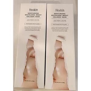 Hexkin Collagen Mask 2‑Pack – Moisturizing Revitalizing Brightening – NEW